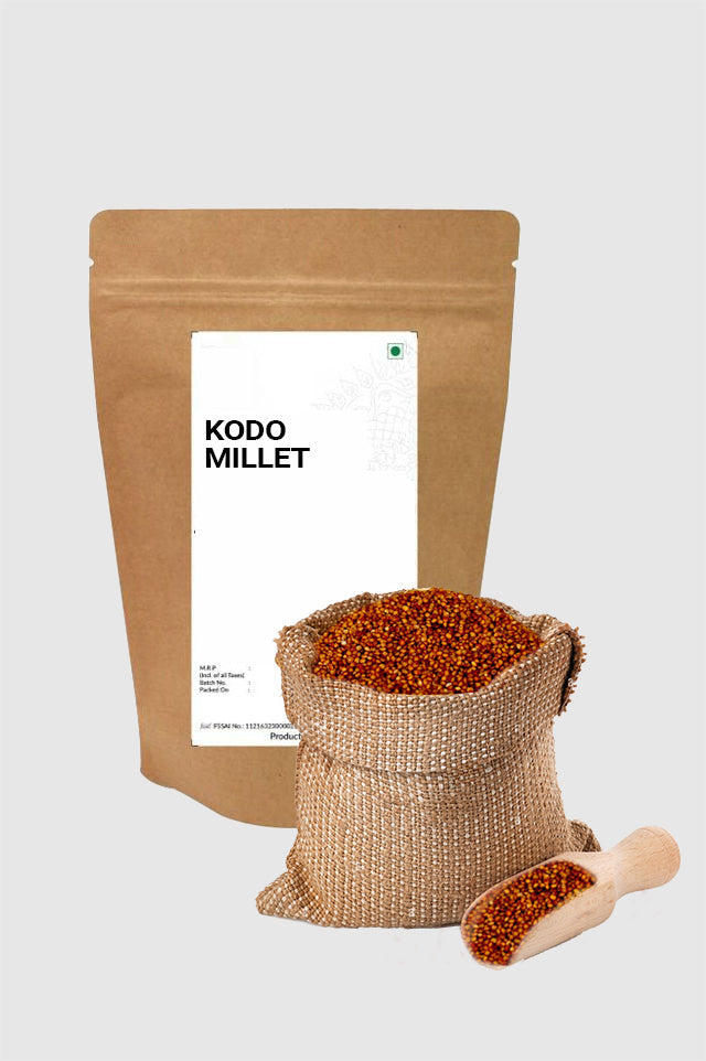 Kodo Millet : Soaked, Dried and Roasted